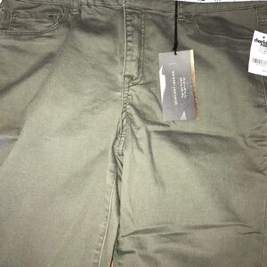New Charolette Russe Refuge Green Skin Tight Leggings Size 8